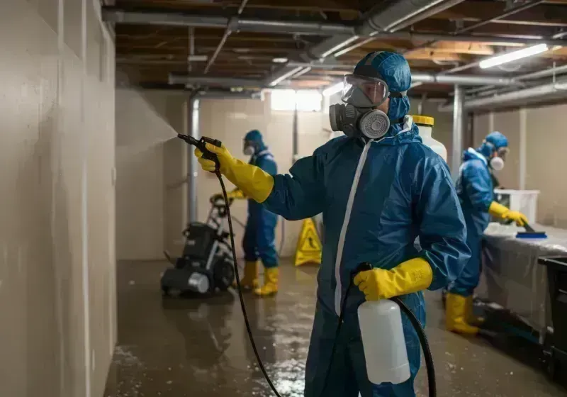 Basement Sanitization and Antimicrobial Treatment process in Boulder, CO