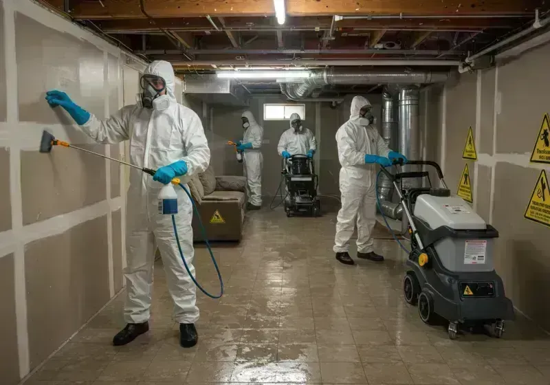 Basement Moisture Removal and Structural Drying process in Boulder, CO